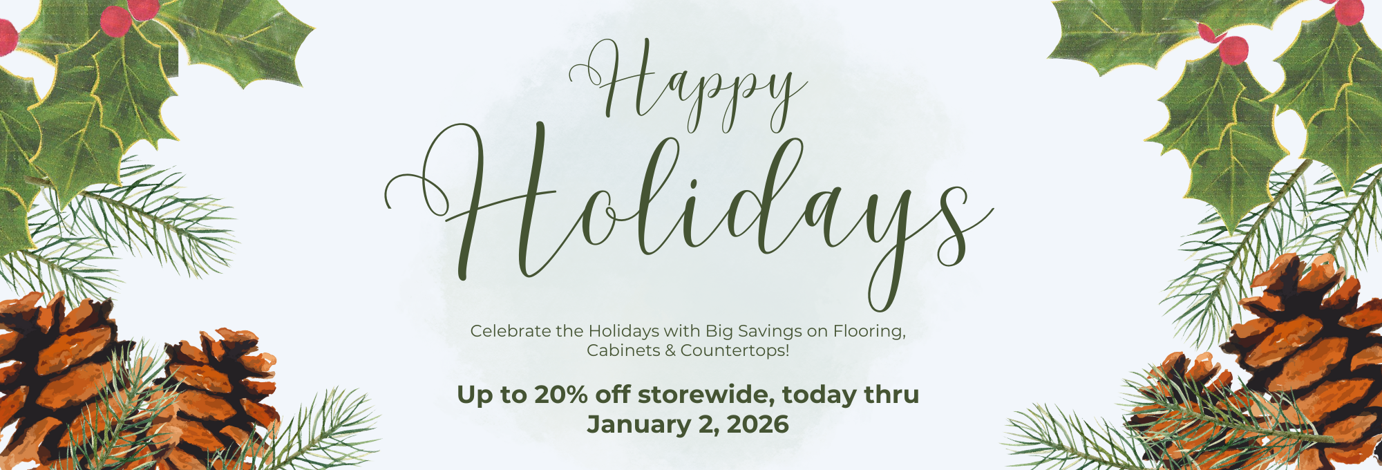 happy holidays from your floor store and more